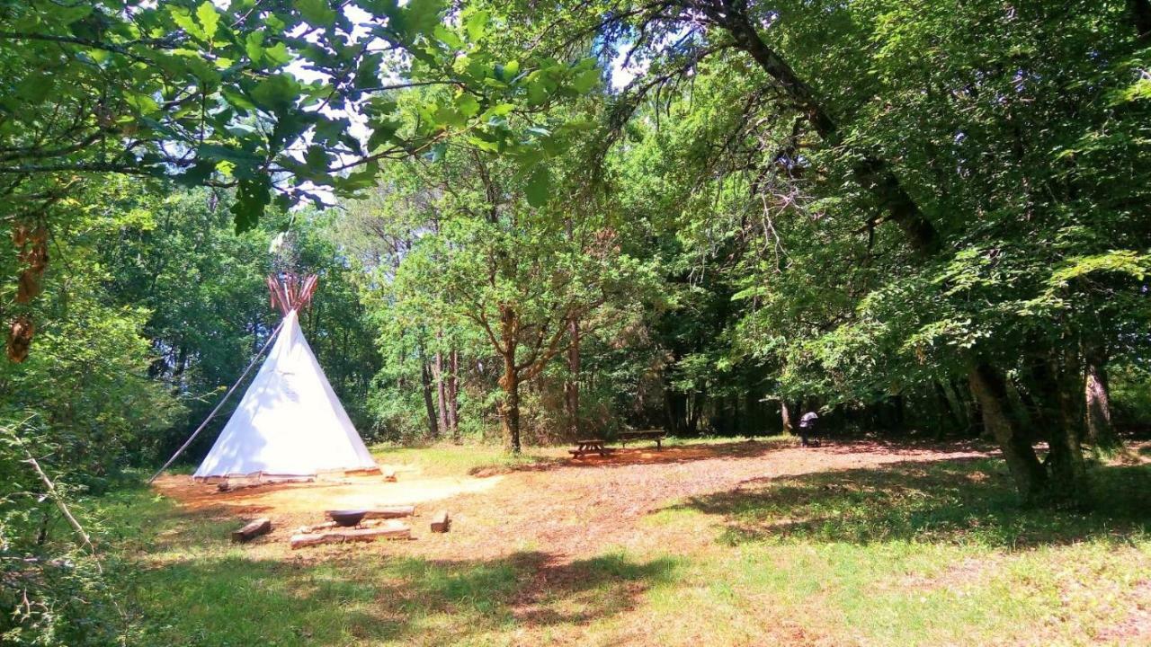 Magnifique En Rondins Avec Ou Sans Et Tipis En Plaine Nature Environnement Ressourcant Au Calme Vue Imprenable Lascaux Non Disponible Juillet Et Aout Landhaus Les Farges (Sarlat-la-Caneda)
